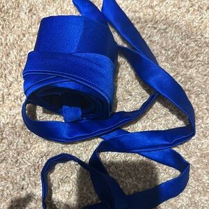 Vibrant Blue Satin Ribbon
